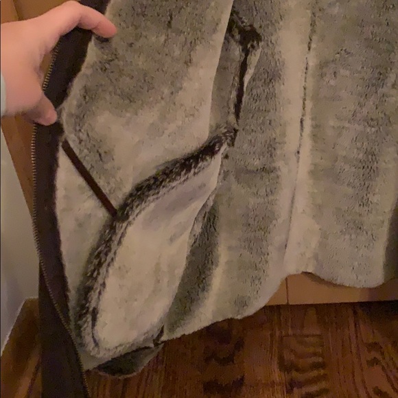 NWOT Women’s faux fur and suede coat - Picture 4 of 4